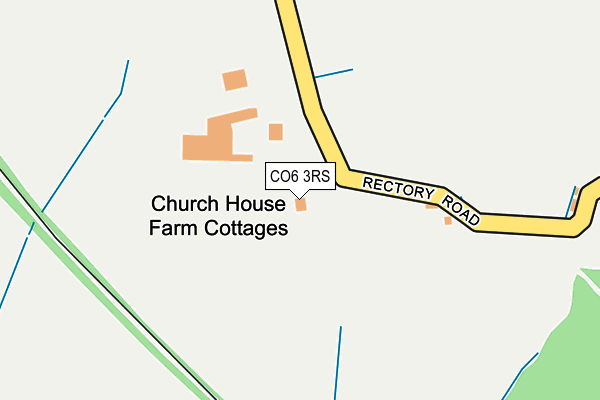 CO6 3RS map - OS OpenMap – Local (Ordnance Survey)