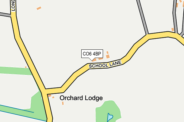 CO6 4BP map - OS OpenMap – Local (Ordnance Survey)