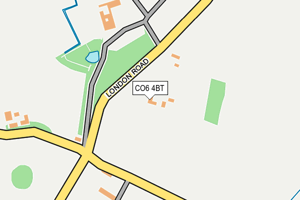 CO6 4BT map - OS OpenMap – Local (Ordnance Survey)