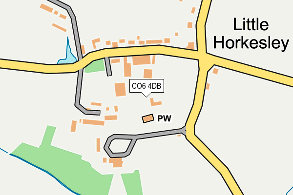 CO6 4DB map - OS OpenMap – Local (Ordnance Survey)