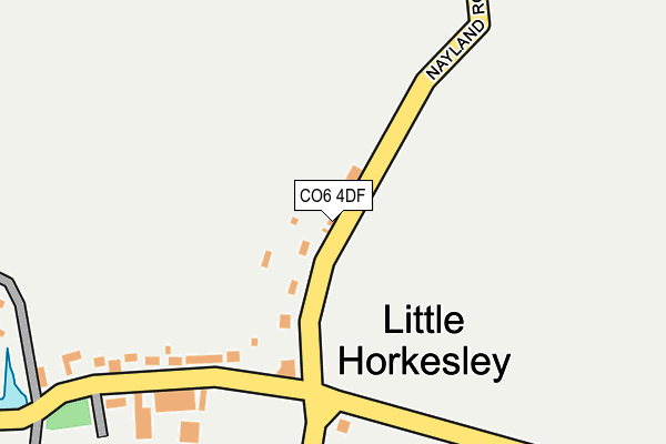 CO6 4DF map - OS OpenMap – Local (Ordnance Survey)