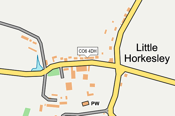 CO6 4DH map - OS OpenMap – Local (Ordnance Survey)