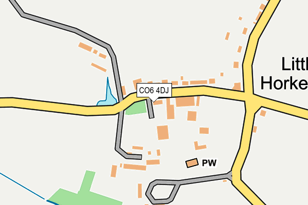 CO6 4DJ map - OS OpenMap – Local (Ordnance Survey)