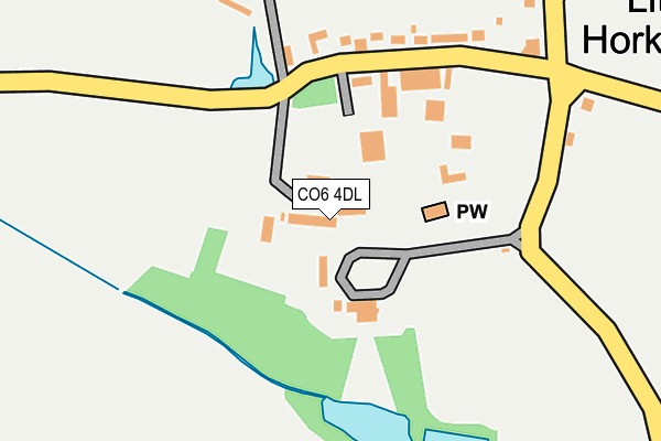 CO6 4DL map - OS OpenMap – Local (Ordnance Survey)