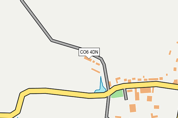 CO6 4DN map - OS OpenMap – Local (Ordnance Survey)