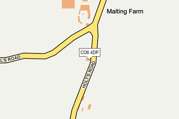 CO6 4DP map - OS OpenMap – Local (Ordnance Survey)