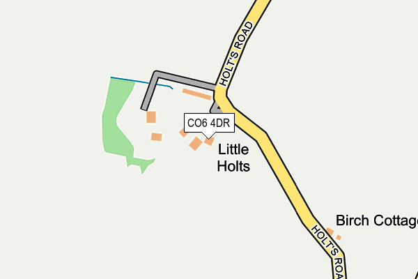CO6 4DR map - OS OpenMap – Local (Ordnance Survey)