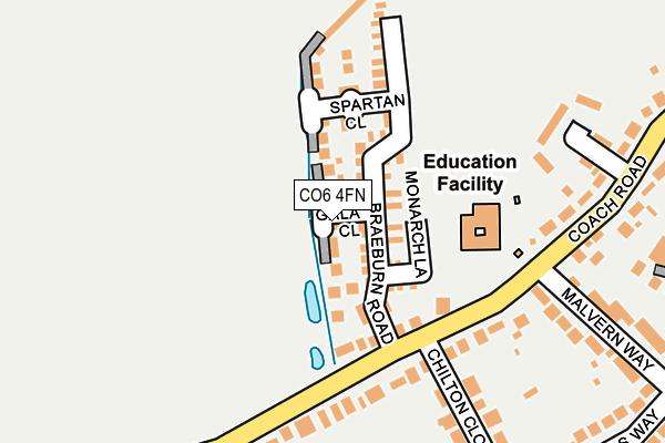 CO6 4FN map - OS OpenMap – Local (Ordnance Survey)