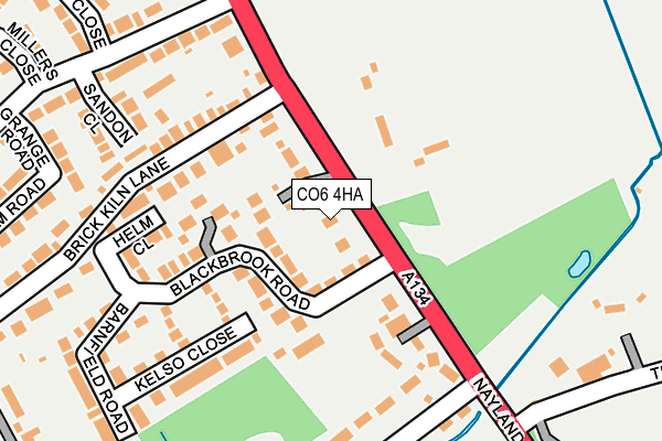 CO6 4HA map - OS OpenMap – Local (Ordnance Survey)