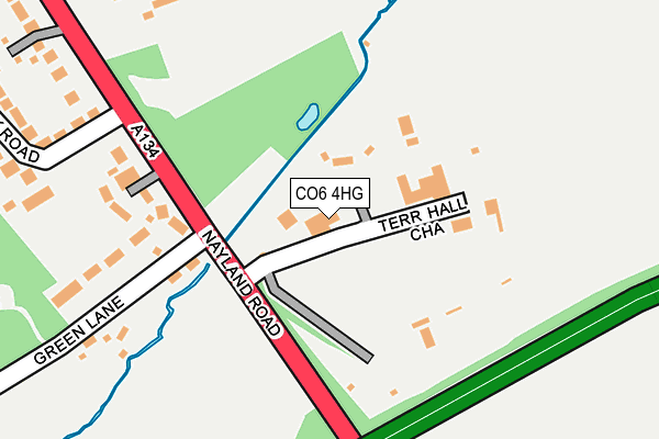 CO6 4HG map - OS OpenMap – Local (Ordnance Survey)