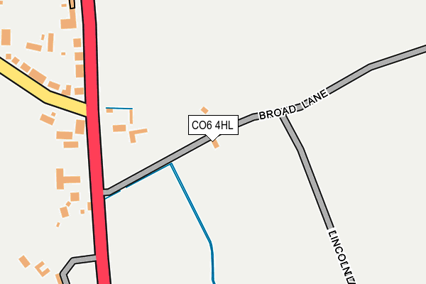 CO6 4HL map - OS OpenMap – Local (Ordnance Survey)