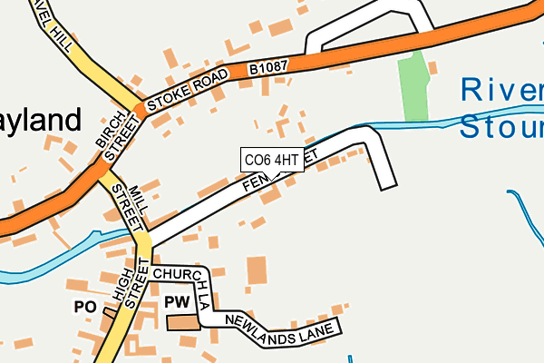 CO6 4HT map - OS OpenMap – Local (Ordnance Survey)
