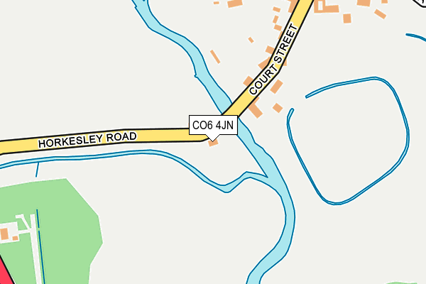 CO6 4JN map - OS OpenMap – Local (Ordnance Survey)