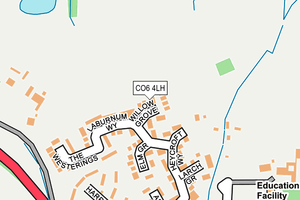 CO6 4LH map - OS OpenMap – Local (Ordnance Survey)