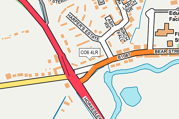 CO6 4LR map - OS OpenMap – Local (Ordnance Survey)