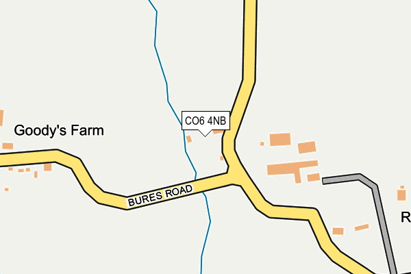 CO6 4NB map - OS OpenMap – Local (Ordnance Survey)