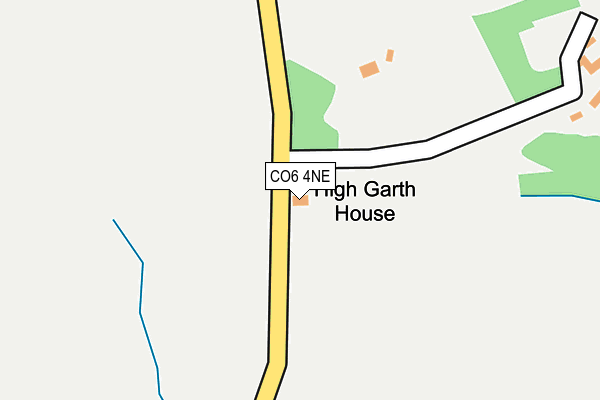 CO6 4NE map - OS OpenMap – Local (Ordnance Survey)