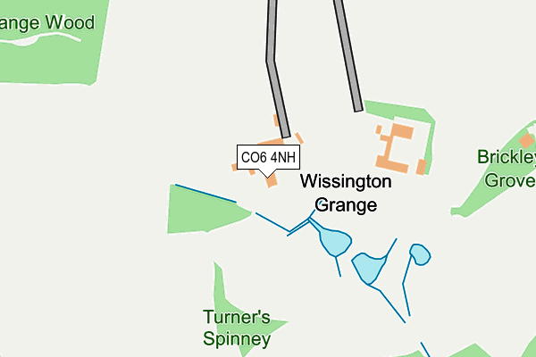 CO6 4NH map - OS OpenMap – Local (Ordnance Survey)