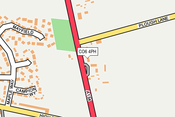 CO6 4PH map - OS OpenMap – Local (Ordnance Survey)