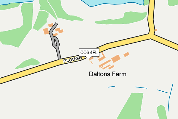 CO6 4PL map - OS OpenMap – Local (Ordnance Survey)