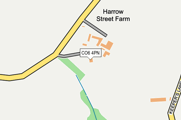 CO6 4PN map - OS OpenMap – Local (Ordnance Survey)