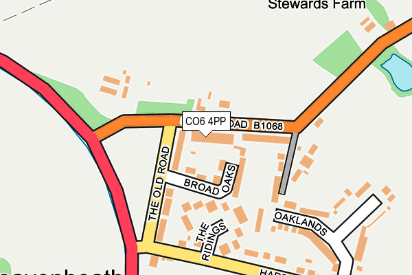 CO6 4PP map - OS OpenMap – Local (Ordnance Survey)