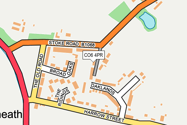 CO6 4PR map - OS OpenMap – Local (Ordnance Survey)