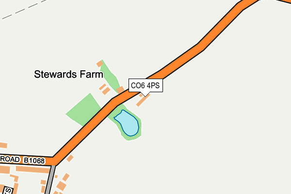 CO6 4PS map - OS OpenMap – Local (Ordnance Survey)