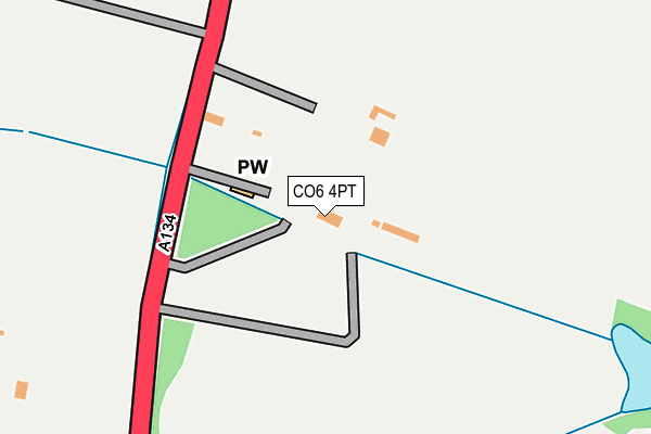 CO6 4PT map - OS OpenMap – Local (Ordnance Survey)