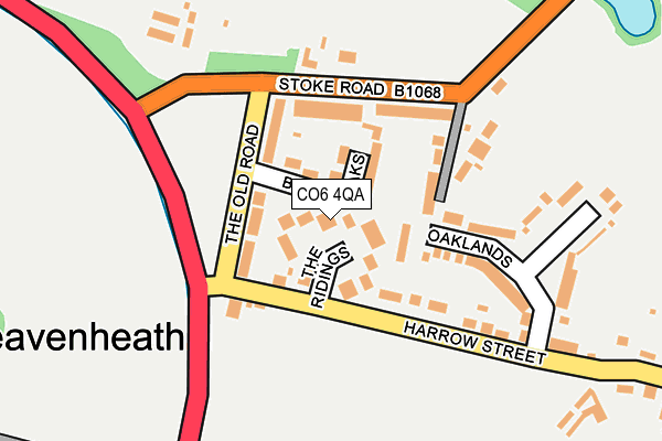 CO6 4QA map - OS OpenMap – Local (Ordnance Survey)