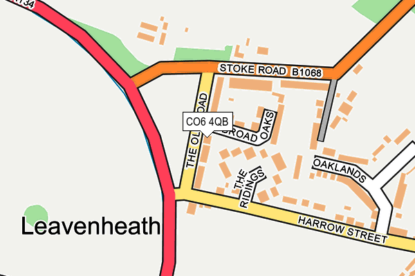 CO6 4QB map - OS OpenMap – Local (Ordnance Survey)