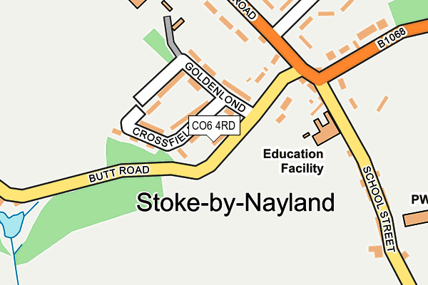 CO6 4RD map - OS OpenMap – Local (Ordnance Survey)