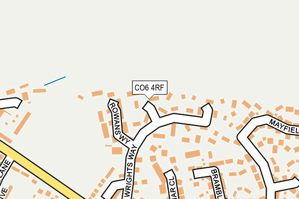 CO6 4RF map - OS OpenMap – Local (Ordnance Survey)