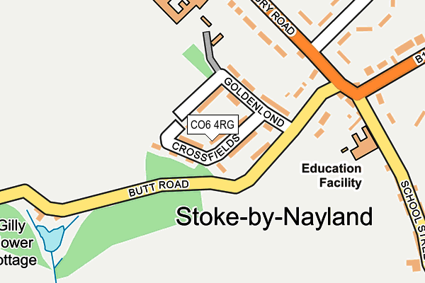 CO6 4RG map - OS OpenMap – Local (Ordnance Survey)