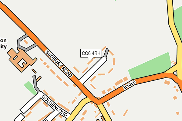 CO6 4RH map - OS OpenMap – Local (Ordnance Survey)