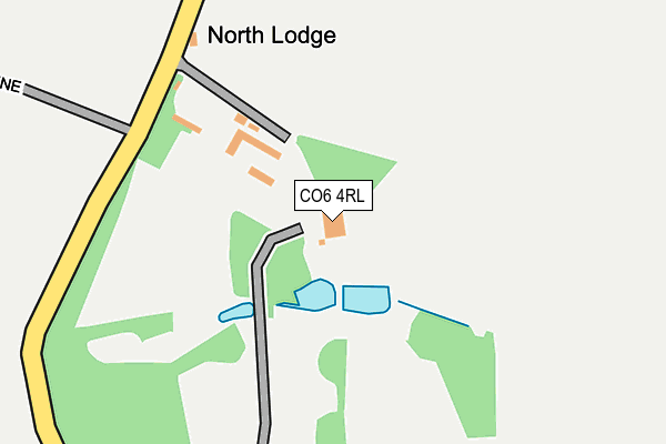 CO6 4RL map - OS OpenMap – Local (Ordnance Survey)