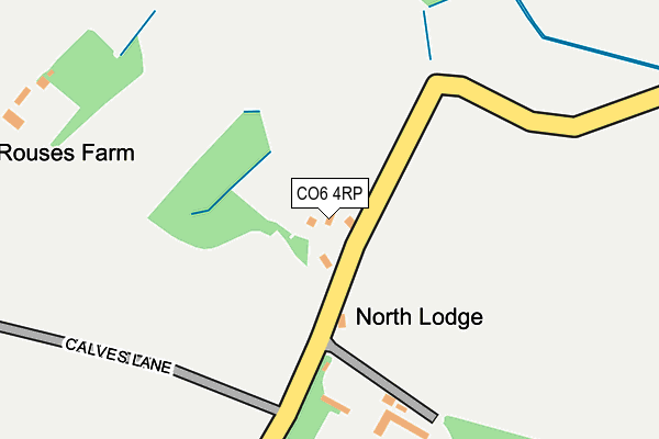 CO6 4RP map - OS OpenMap – Local (Ordnance Survey)