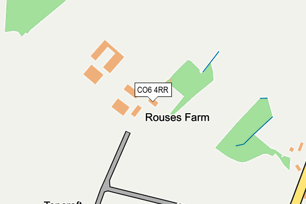 CO6 4RR map - OS OpenMap – Local (Ordnance Survey)