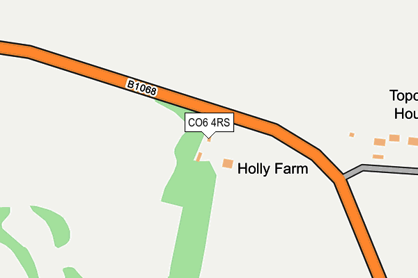 CO6 4RS map - OS OpenMap – Local (Ordnance Survey)