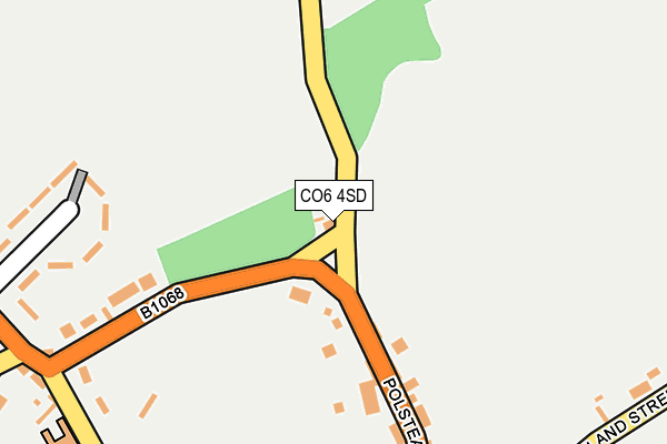 CO6 4SD map - OS OpenMap – Local (Ordnance Survey)