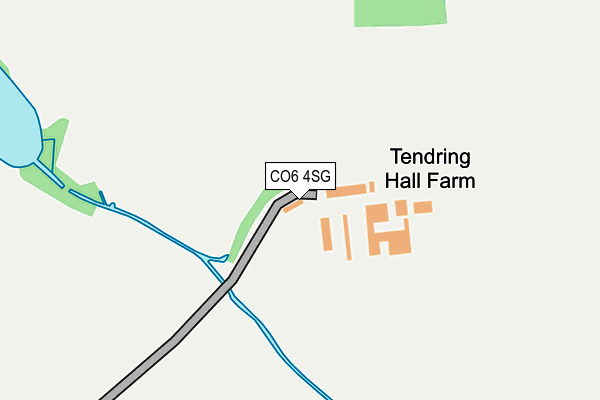 CO6 4SG map - OS OpenMap – Local (Ordnance Survey)