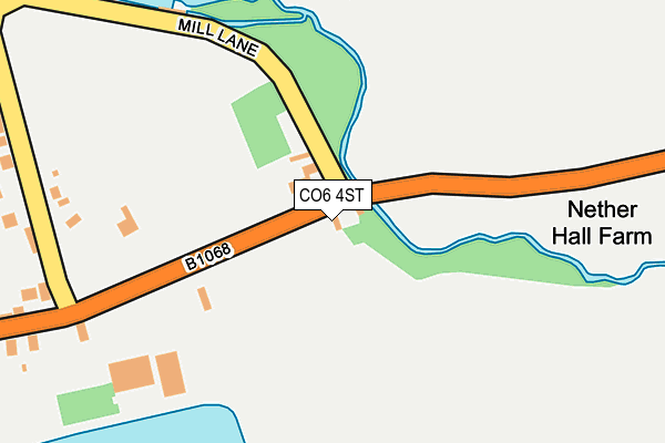 CO6 4ST map - OS OpenMap – Local (Ordnance Survey)