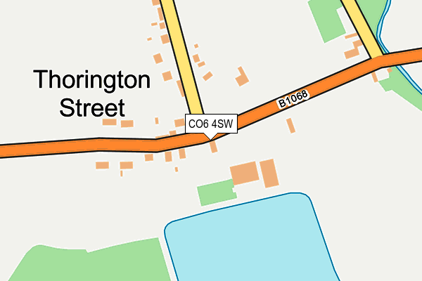 CO6 4SW map - OS OpenMap – Local (Ordnance Survey)