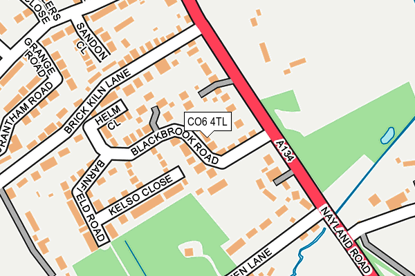 CO6 4TL map - OS OpenMap – Local (Ordnance Survey)