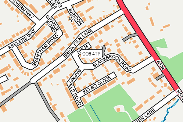 CO6 4TP map - OS OpenMap – Local (Ordnance Survey)