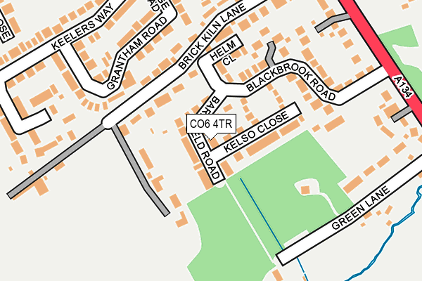 CO6 4TR map - OS OpenMap – Local (Ordnance Survey)