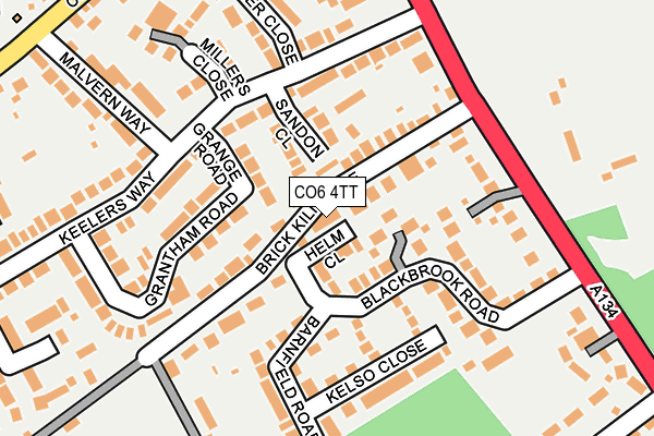 CO6 4TT map - OS OpenMap – Local (Ordnance Survey)