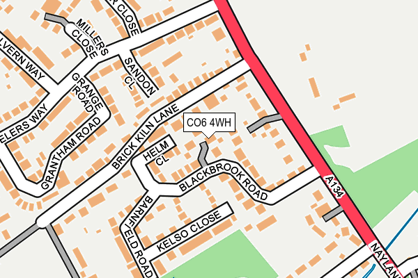 CO6 4WH map - OS OpenMap – Local (Ordnance Survey)