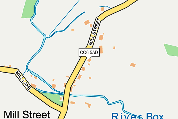 CO6 5AD map - OS OpenMap – Local (Ordnance Survey)