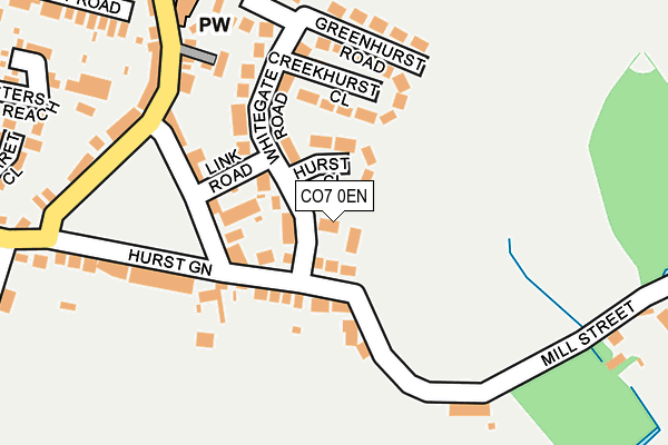 CO7 0EN map - OS OpenMap – Local (Ordnance Survey)